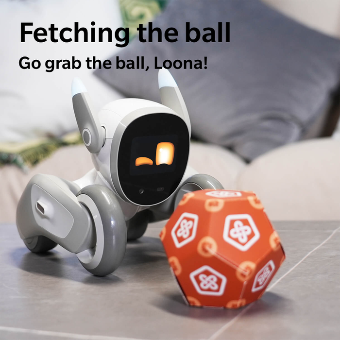 Loona Premium Smart Robot, AI PETBOT ar uzlādes dokstaciju, KEYi Tech